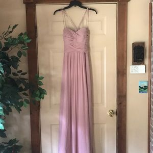 Azazie Parker dusty rose bridesmaids dress